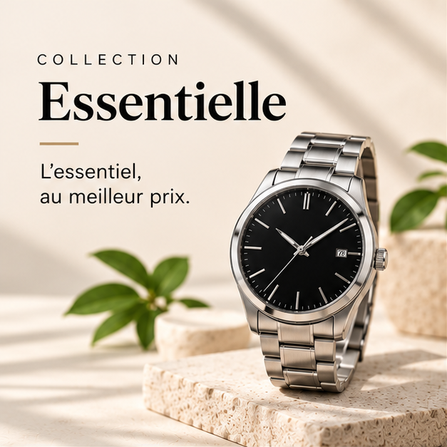 Collection Essential – montre classique accessible